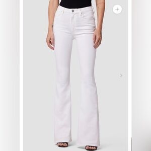 NWT Hudson Holly High Rise flare jeans in color White Horse